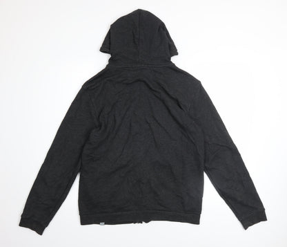 Mens UK Size S PUMA Black Full Zip Hoodie