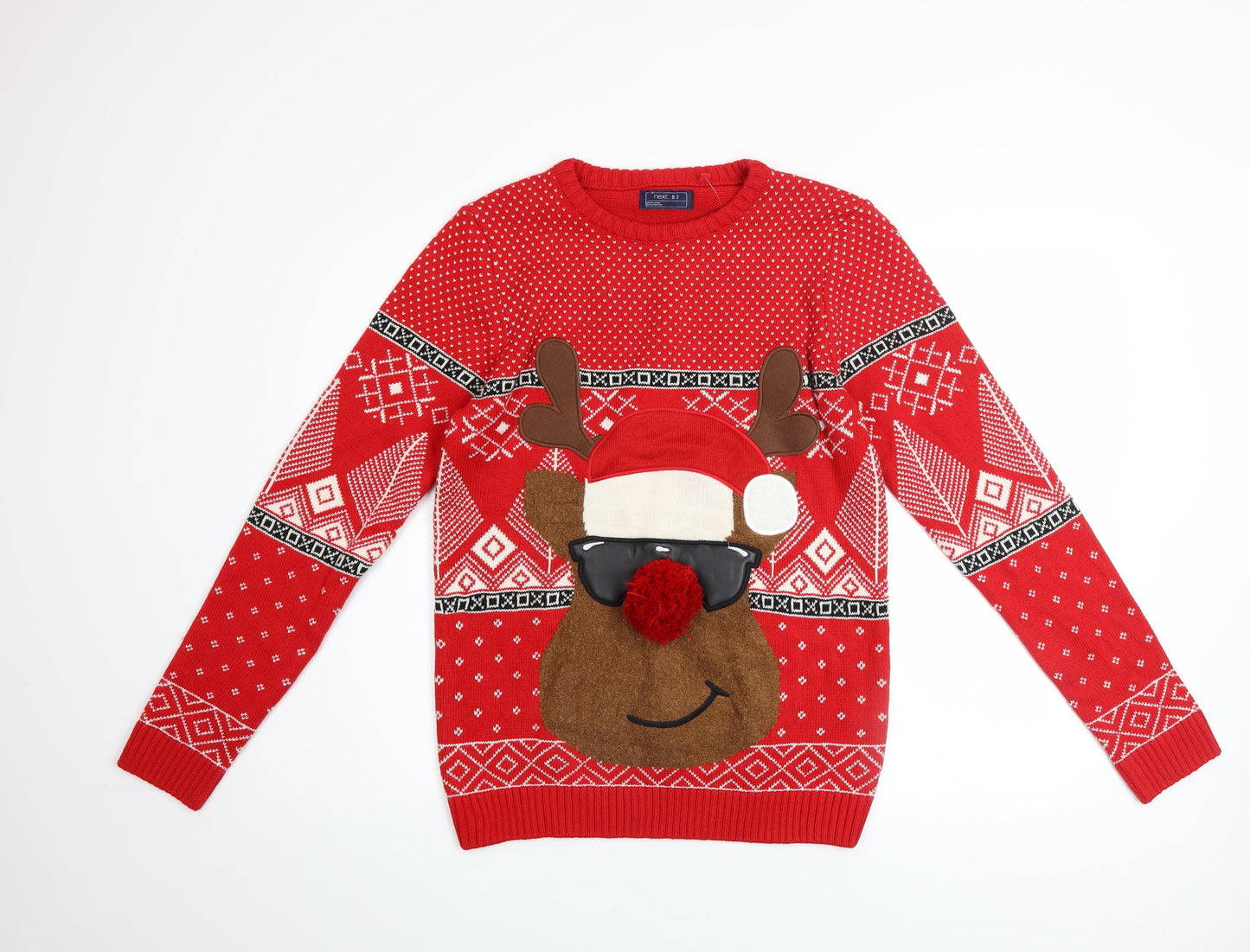 Boys UK Size 15 Years NEXT Red Pullover Jumper