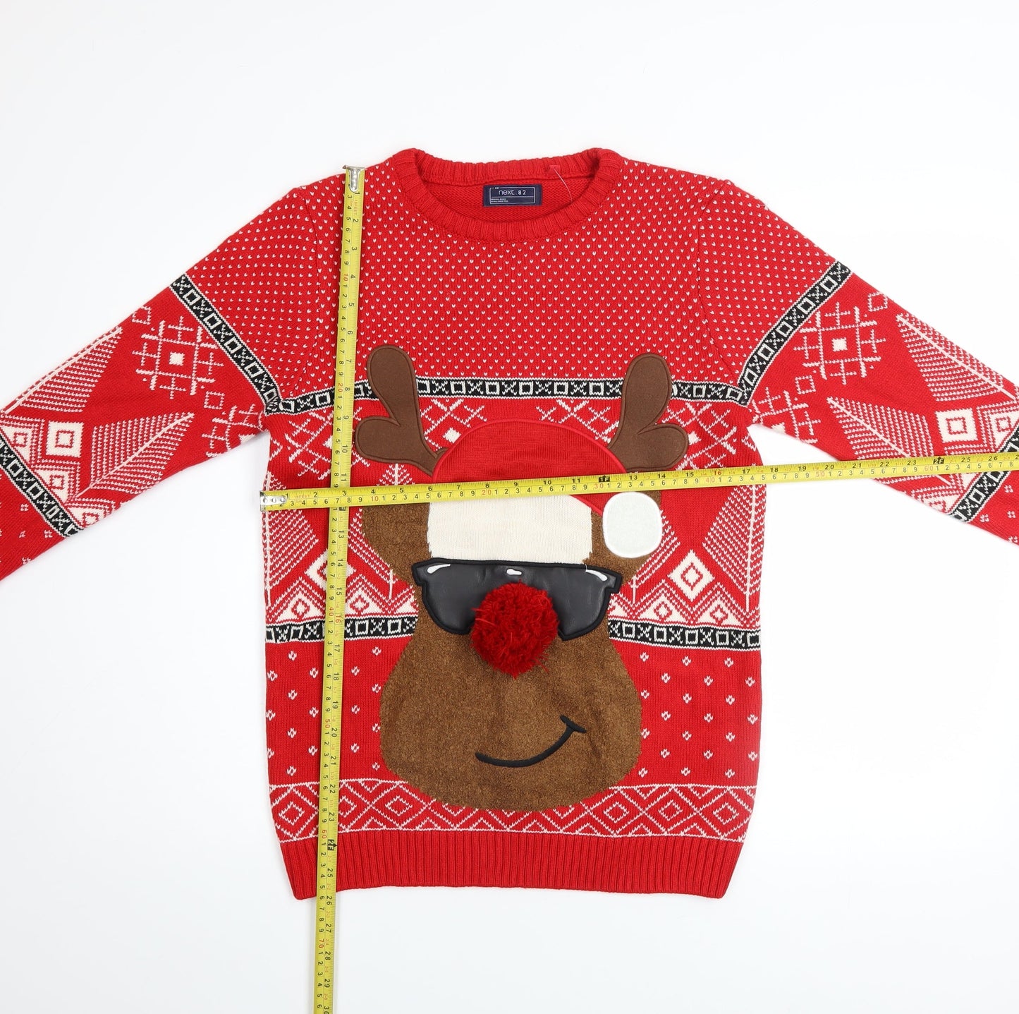 Boys UK Size 15 Years NEXT Red Pullover Jumper