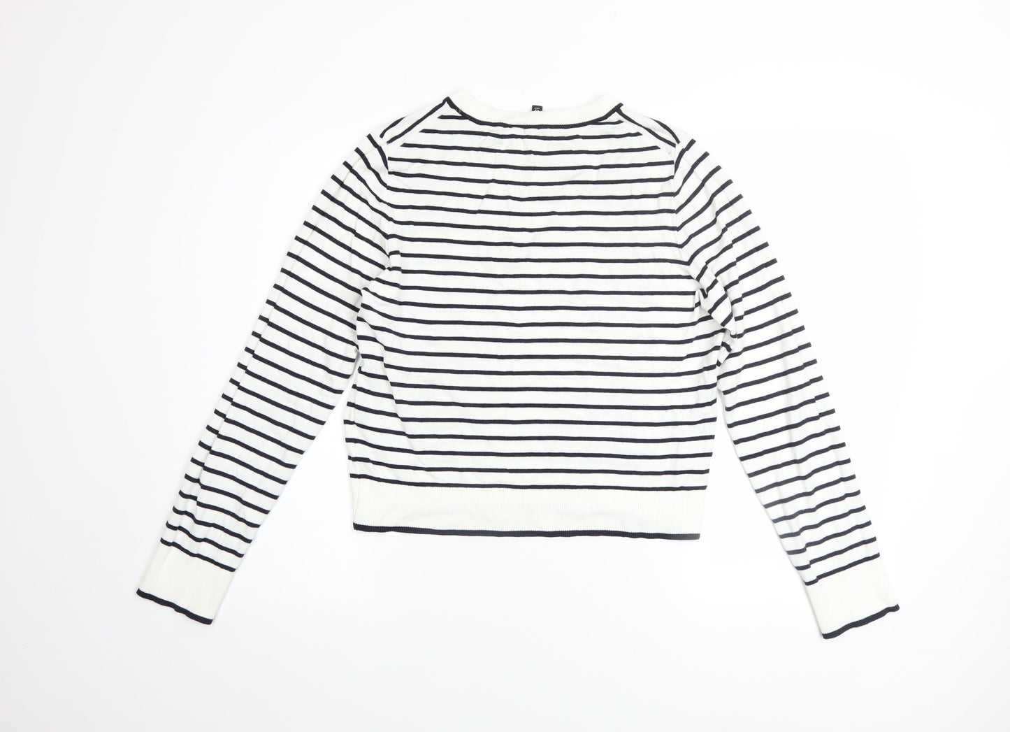 Womens UK Size 12 H&M White Pullover Jumper