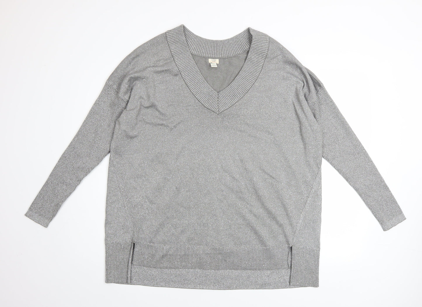 Womens UK Size L River Island Grey Pullover Jumper