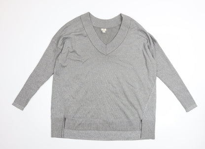 Womens UK Size L River Island Grey Pullover Jumper