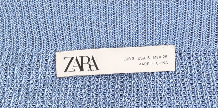 Womens UK Size S Zara Blue Camisole Tank