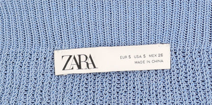 Womens UK Size S Zara Blue Camisole Tank