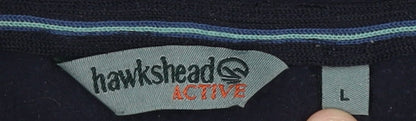Mens UK Size L Hawkshead Active Blue Pullover Sweatshirt