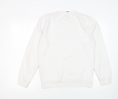 Womens UK Size S Champion White Pullover Sweatshirt
