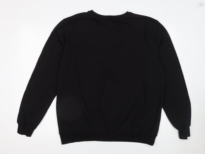 Womens UK Size 18 Dorothy Perkins Black Pullover Sweatshirt