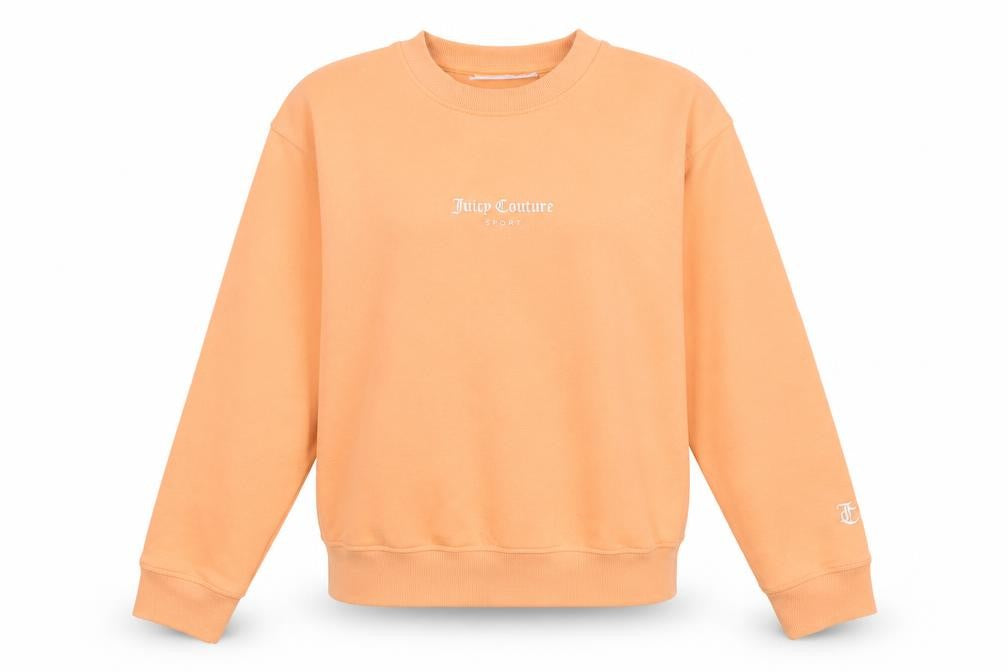 Womens UK Size S Juicy Couture Orange Pullover Sweatshirt