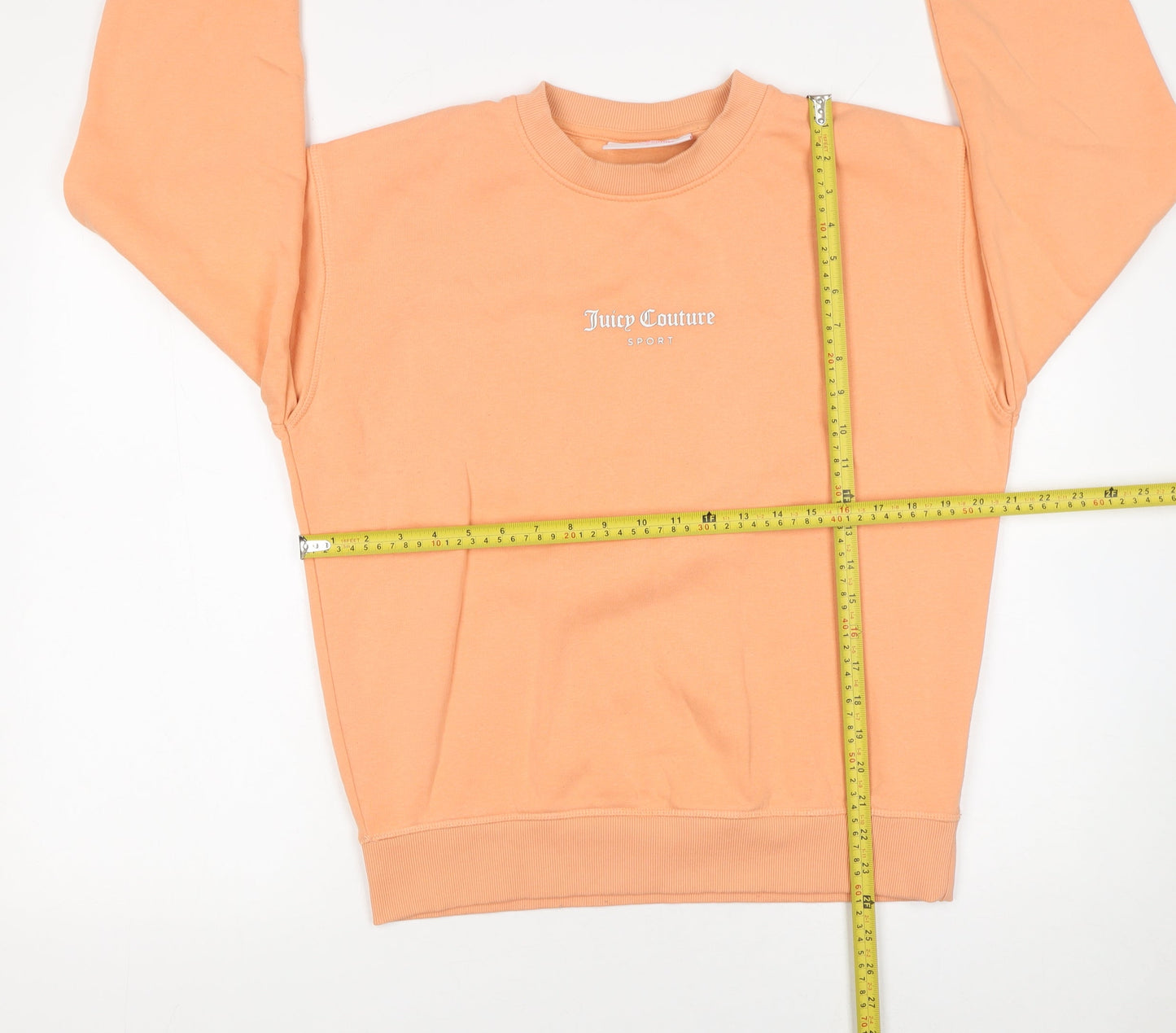 Womens UK Size S Juicy Couture Orange Pullover Sweatshirt