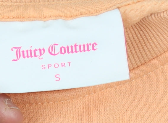 Womens UK Size S Juicy Couture Orange Pullover Sweatshirt
