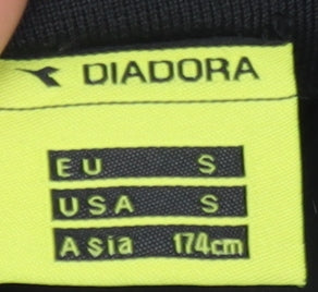 Mens UK Size S Diadora Black Pullover Sweatshirt