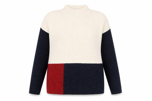 Womens UK Size 12 Apricot Multicoloured Pullover Jumper