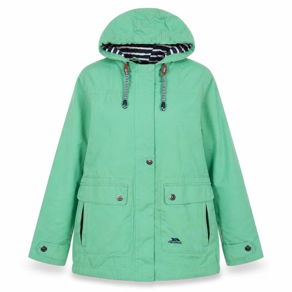 Womens UK Size 12 Trespass Green Parka Coat