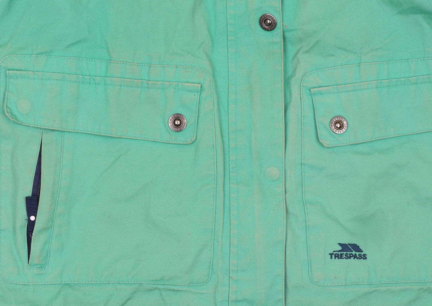 Womens UK Size 12 Trespass Green Parka Coat