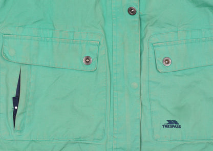 Womens UK Size 12 Trespass Green Parka Coat