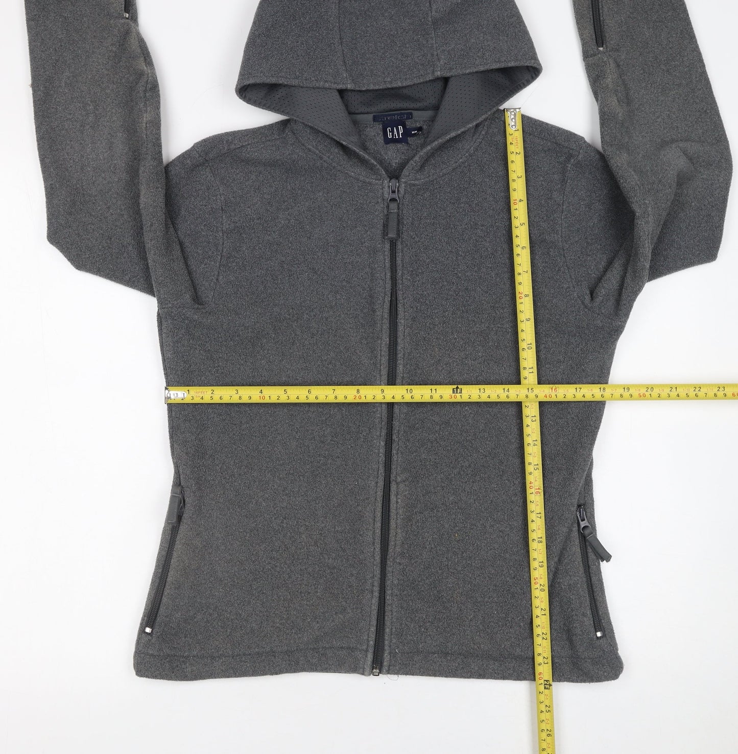 Womens UK Size M Gap Grey Full Zip Hoodie