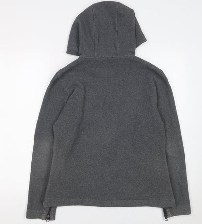 Womens UK Size M Gap Grey Full Zip Hoodie