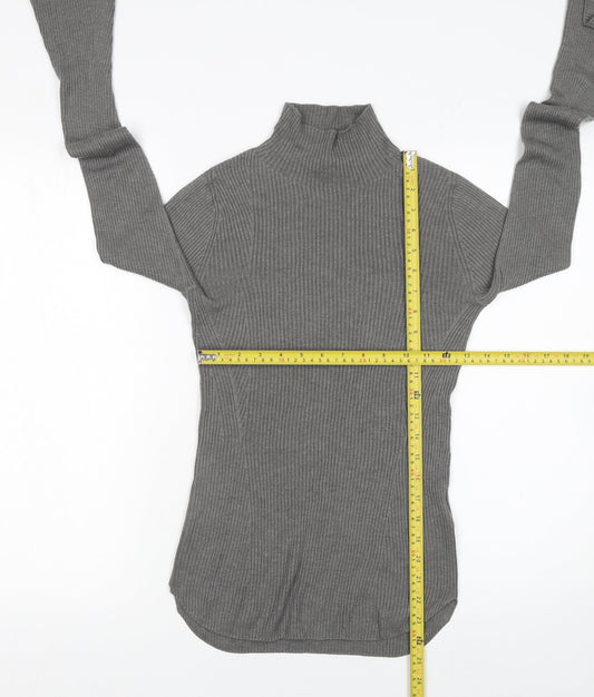 Womens UK Size XS Uniqlo Grey Pullover Jumper