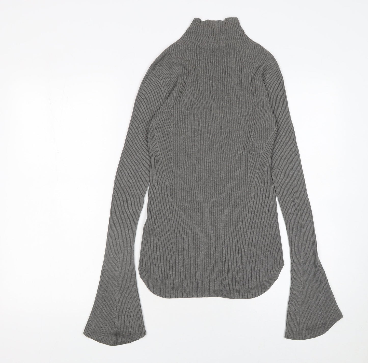 Womens UK Size XS Uniqlo Grey Pullover Jumper