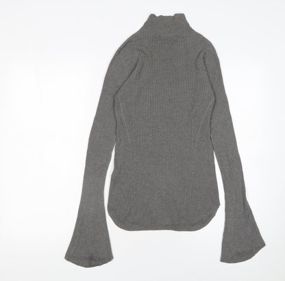 Womens UK Size XS Uniqlo Grey Pullover Jumper