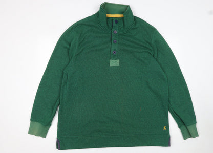Mens UK Size 2XL Joules Green Henley Sweatshirt