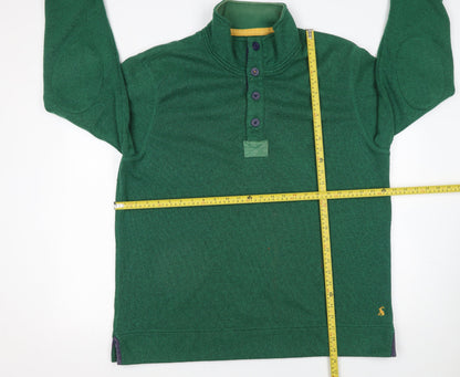 Mens UK Size 2XL Joules Green Henley Sweatshirt