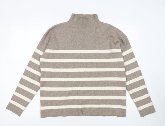 Womens UK Size L Tahari Beige Pullover Jumper