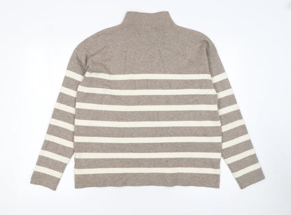 Womens UK Size L Tahari Beige Pullover Jumper