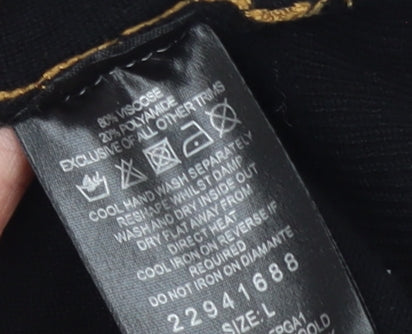 Womens UK Size L Klass Black Pullover Jumper