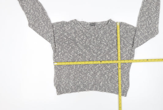 Womens UK Size L Minuet Grey Pullover Jumper