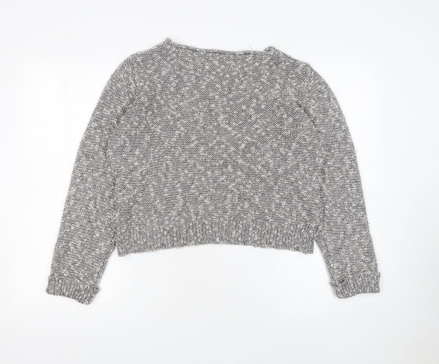 Womens UK Size L Minuet Grey Pullover Jumper