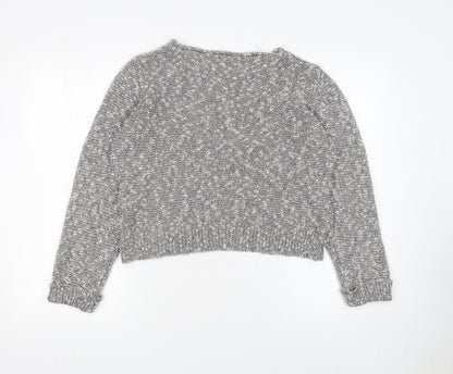 Womens UK Size L Minuet Grey Pullover Jumper