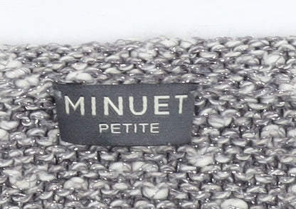 Womens UK Size L Minuet Grey Pullover Jumper