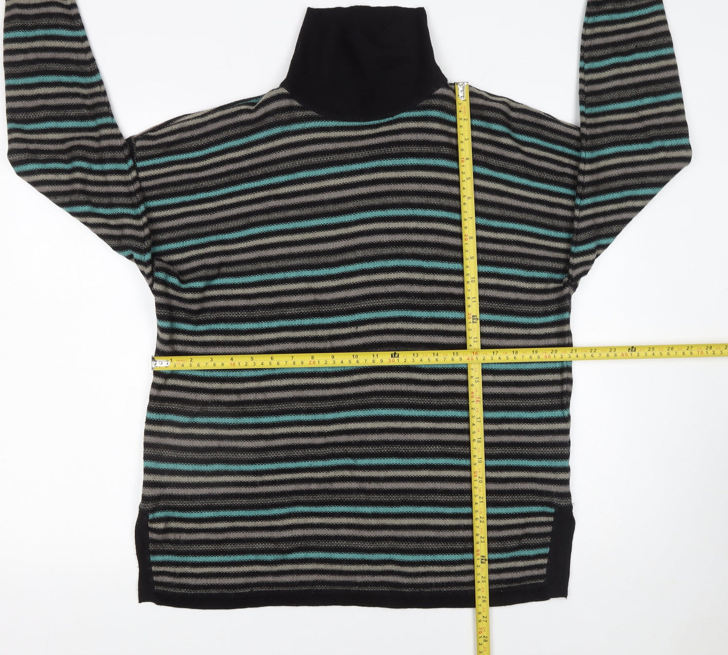 Womens UK Size M Planet Black Pullover Jumper