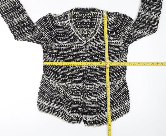 Womens UK Size 14 Dorothy Perkins Black Cardigan Jumper