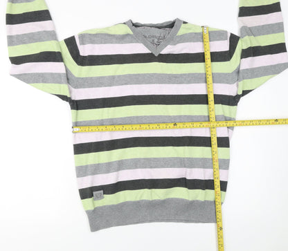 Mens UK Size M Debenhams Multicoloured Pullover Jumper