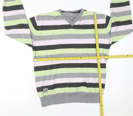 Mens UK Size M Debenhams Multicoloured Pullover Jumper