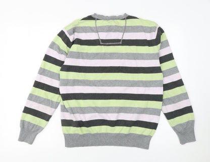Mens UK Size M Debenhams Multicoloured Pullover Jumper