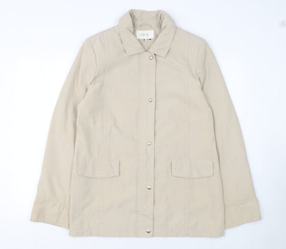 Womens UK Size 12 EWM Beige Basic Jacket