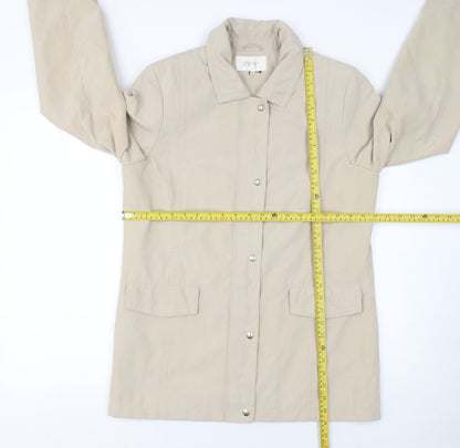 Womens UK Size 12 EWM Beige Basic Jacket