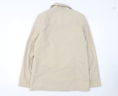 Womens UK Size 12 EWM Beige Basic Jacket