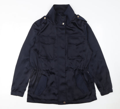 Womens UK Size 10 NEXT Blue Military Jacket