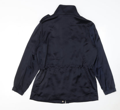 Womens UK Size 10 NEXT Blue Military Jacket