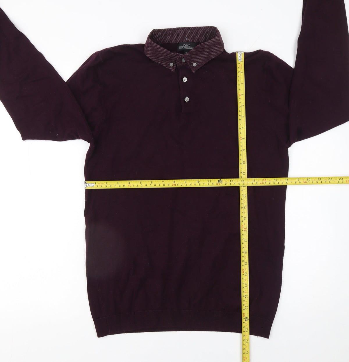 Mens UK Size M NEXT Cotton Blend Polo Shirt