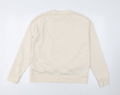 Womens UK Size XS Disney Beige Pullover Sweatshirt