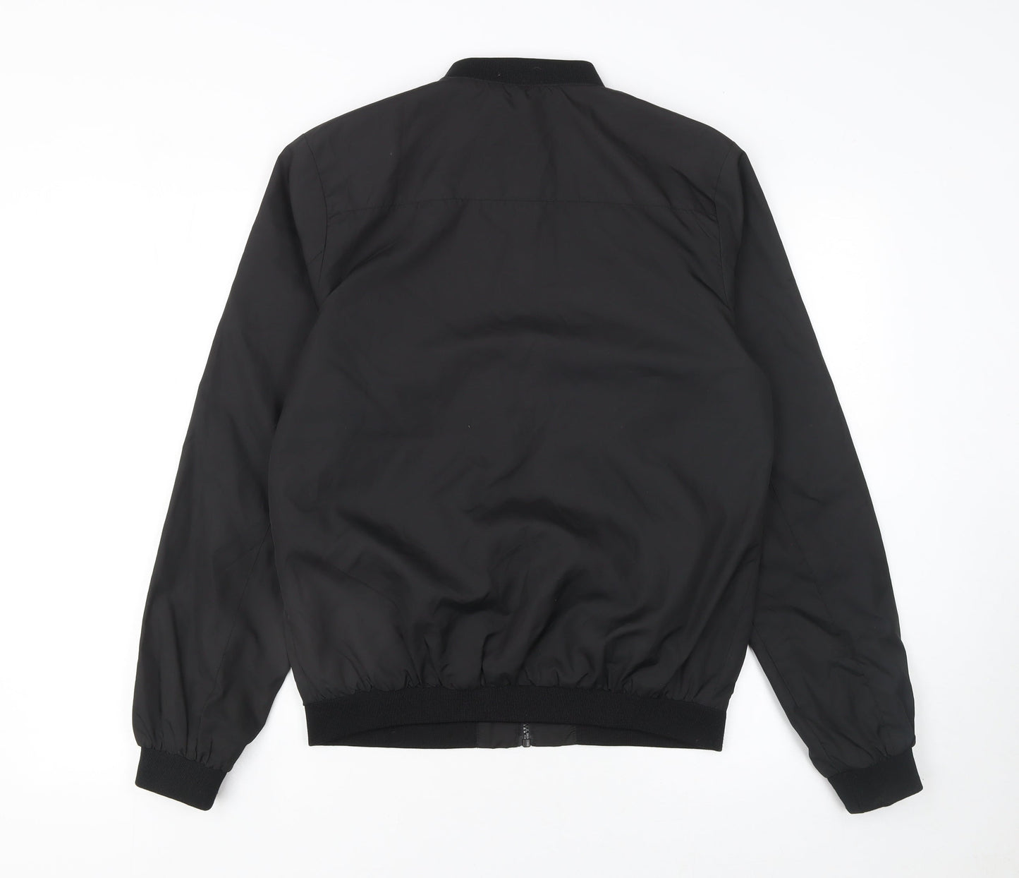 Mens UK Size S Cedar Wood State Black Gym & Training Running & Jogging Jacket