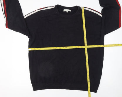 Mens UK Size XL Jasper Conran Black Pullover Jumper