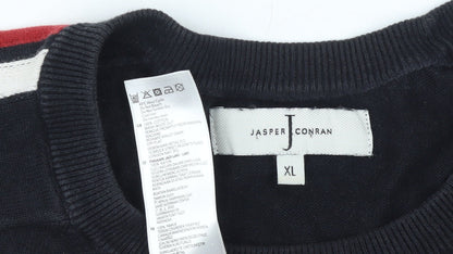 Mens UK Size XL Jasper Conran Black Pullover Jumper
