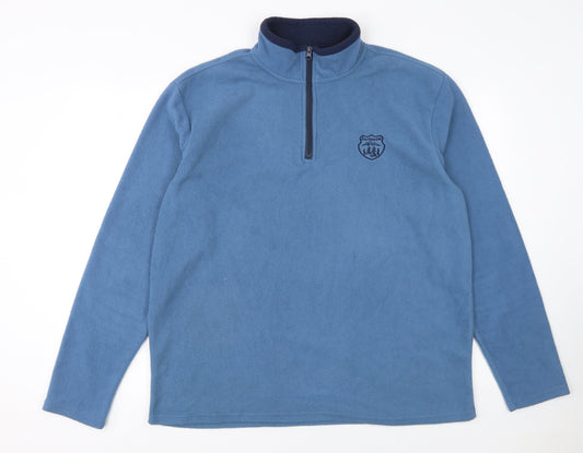 Mens UK Size L Atlas For Men Blue Pullover Sweatshirt