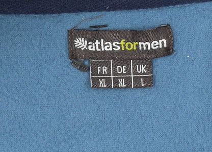 Mens UK Size L Atlas For Men Blue Pullover Sweatshirt